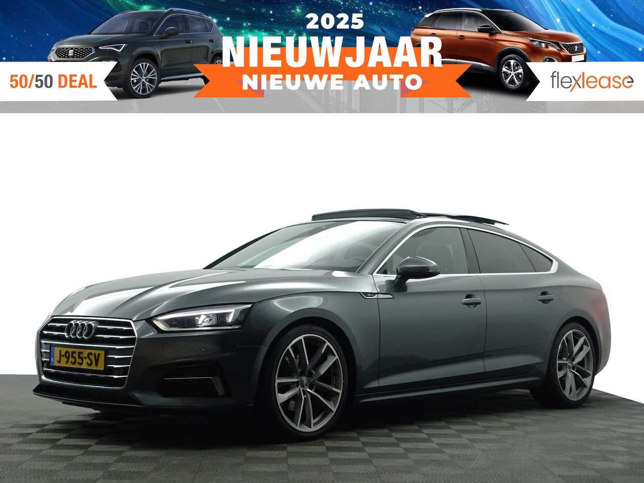 Audi A5 Sportback - 40 TFSI 191pk S Line Design Aut- Panoramadak, Sfeerverlichting, Stuur/Stoelverwarming, Dyn - AutoWereld.nl