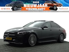 Mercedes-Benz C-klasse - 180 AMG Night Edition Aut- Panoramadak, Sfeerverlichting, Carbon, Led High Performance, Ca