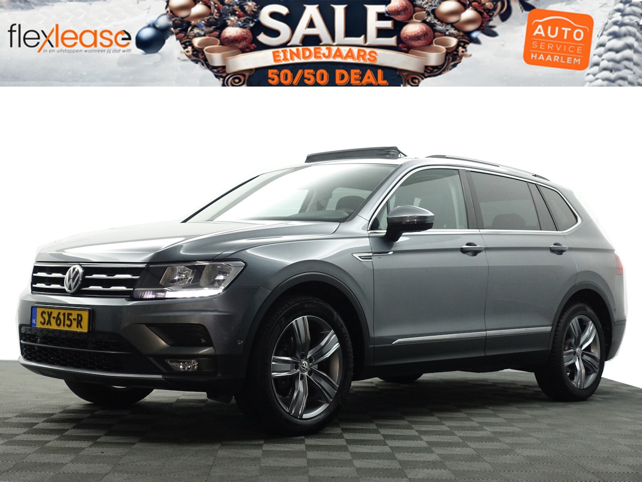 Volkswagen Tiguan Allspace - 1.4 TSI Highline+ Aut- 7 Pers, Panodak, Keyless, Massage Stoelen, Carplay, Ada Cruise - AutoWereld.nl