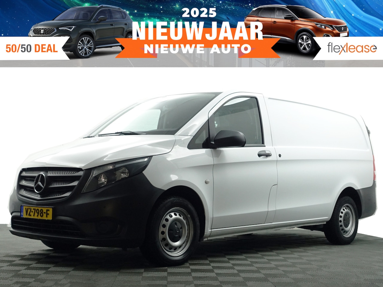 Mercedes-Benz Vito - 114 CDI Euro 6 Lang Aut- Camera, Navi, Park Assist, Trekhaak, Clima, Cruise, Comfort Inter - AutoWereld.nl