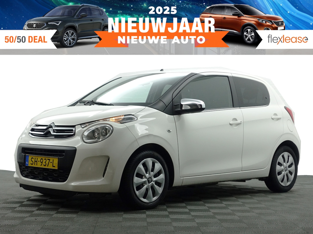 Citroën C1 - 1.0 e-VTi Feel- Bluetooth Audio, Privacy Glass, Clima, Elek Pakket - AutoWereld.nl