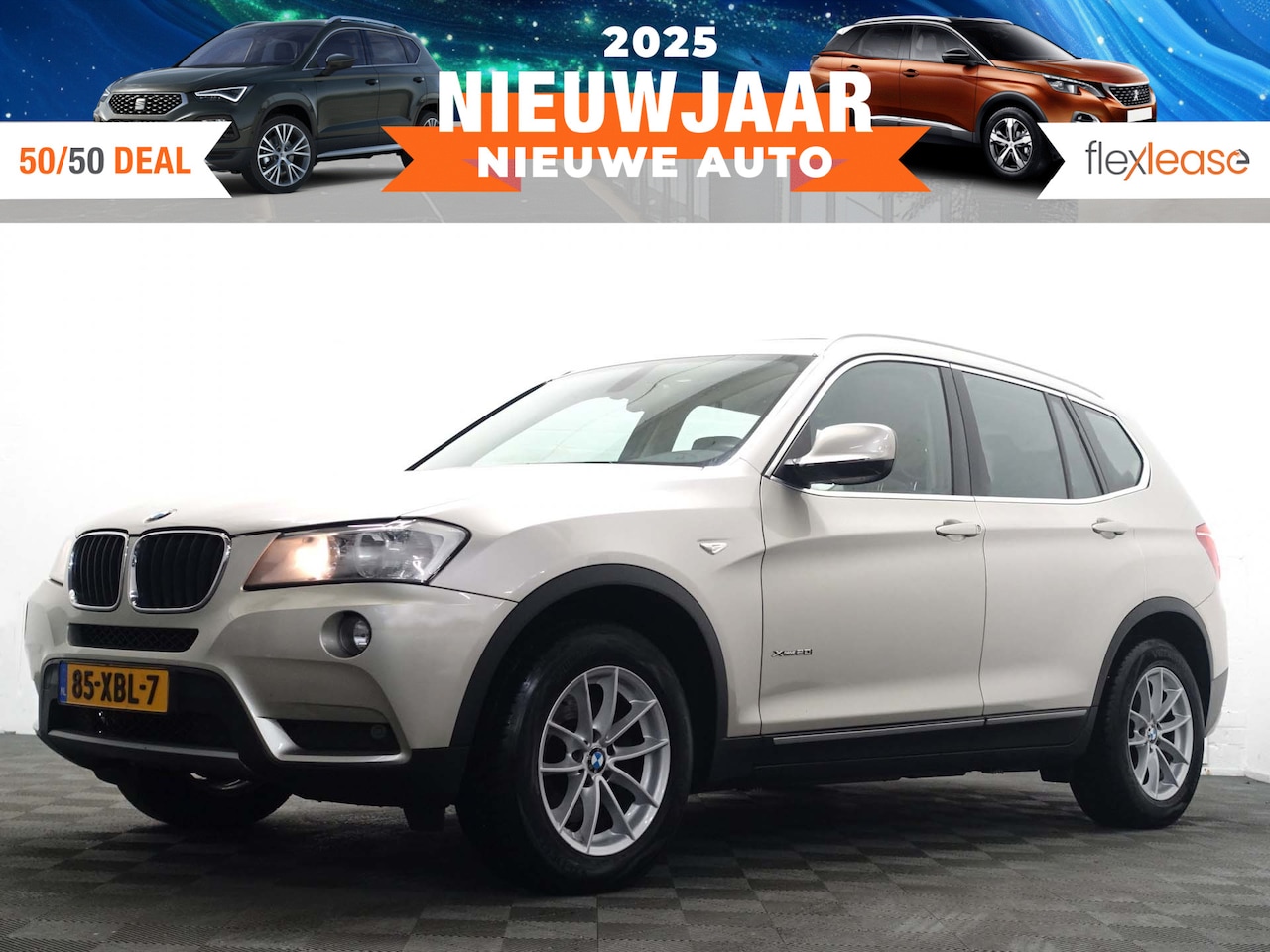 BMW X3 - xDrive20i 184pk High Executive Aut- Schuifdak, Navi, Clima, Cruise, Park Assist - AutoWereld.nl