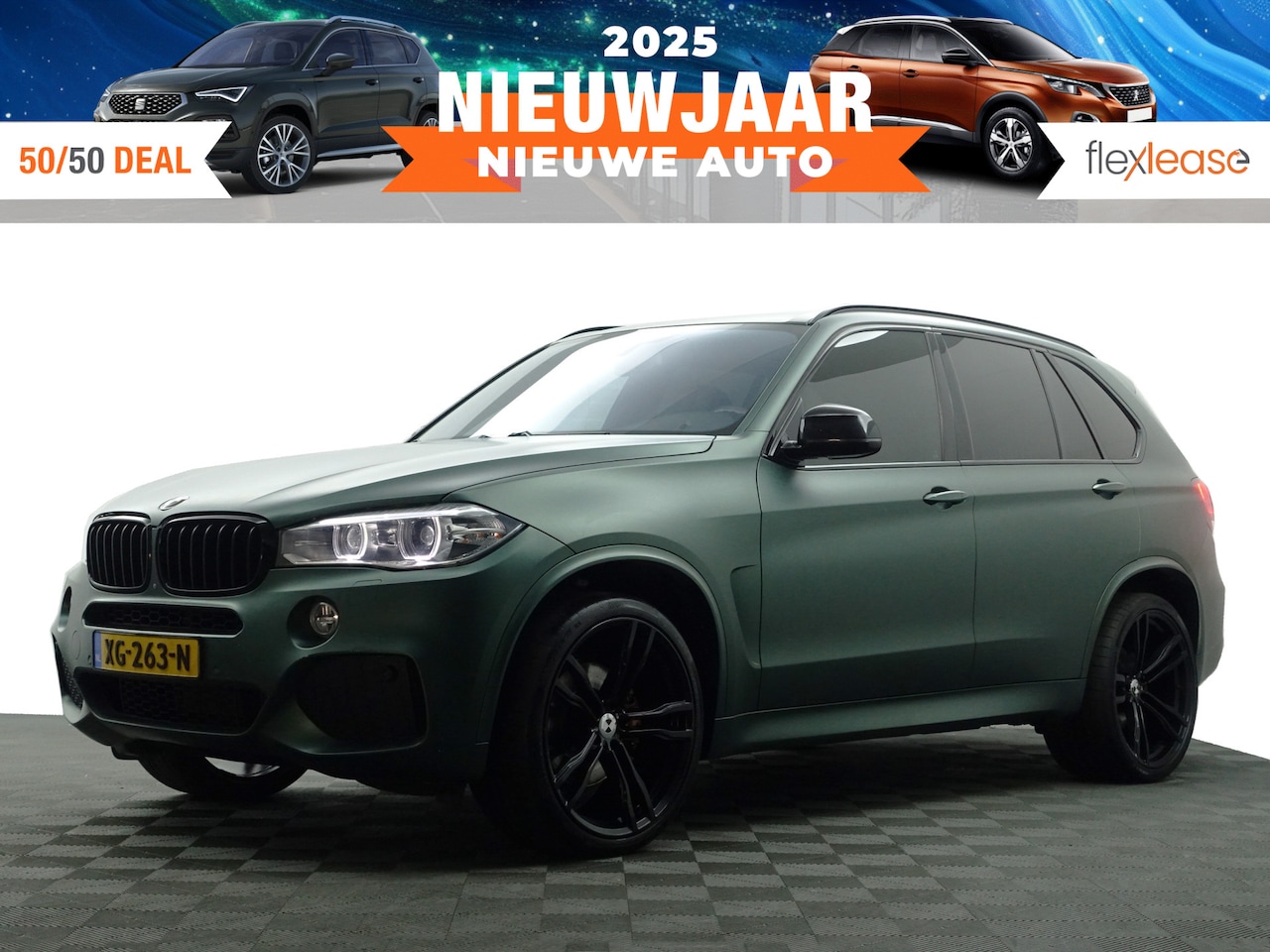 BMW X5 - xDrive40d M Performance Aut- 360 Camera, Xenon Led, Sfeerverlichting, Memory, Head Up, Vir - AutoWereld.nl