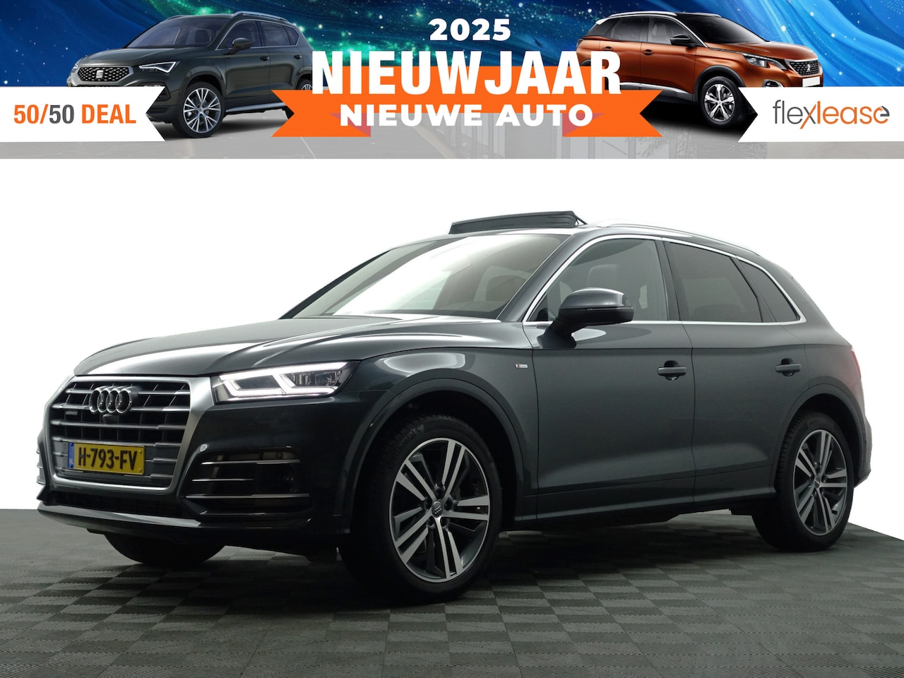 Audi Q5 - 45 TFSI Quattro S Line Aut- Panodak, Bang Olufsen, Memory, Standkachel, Keyless, Ada Cruis - AutoWereld.nl