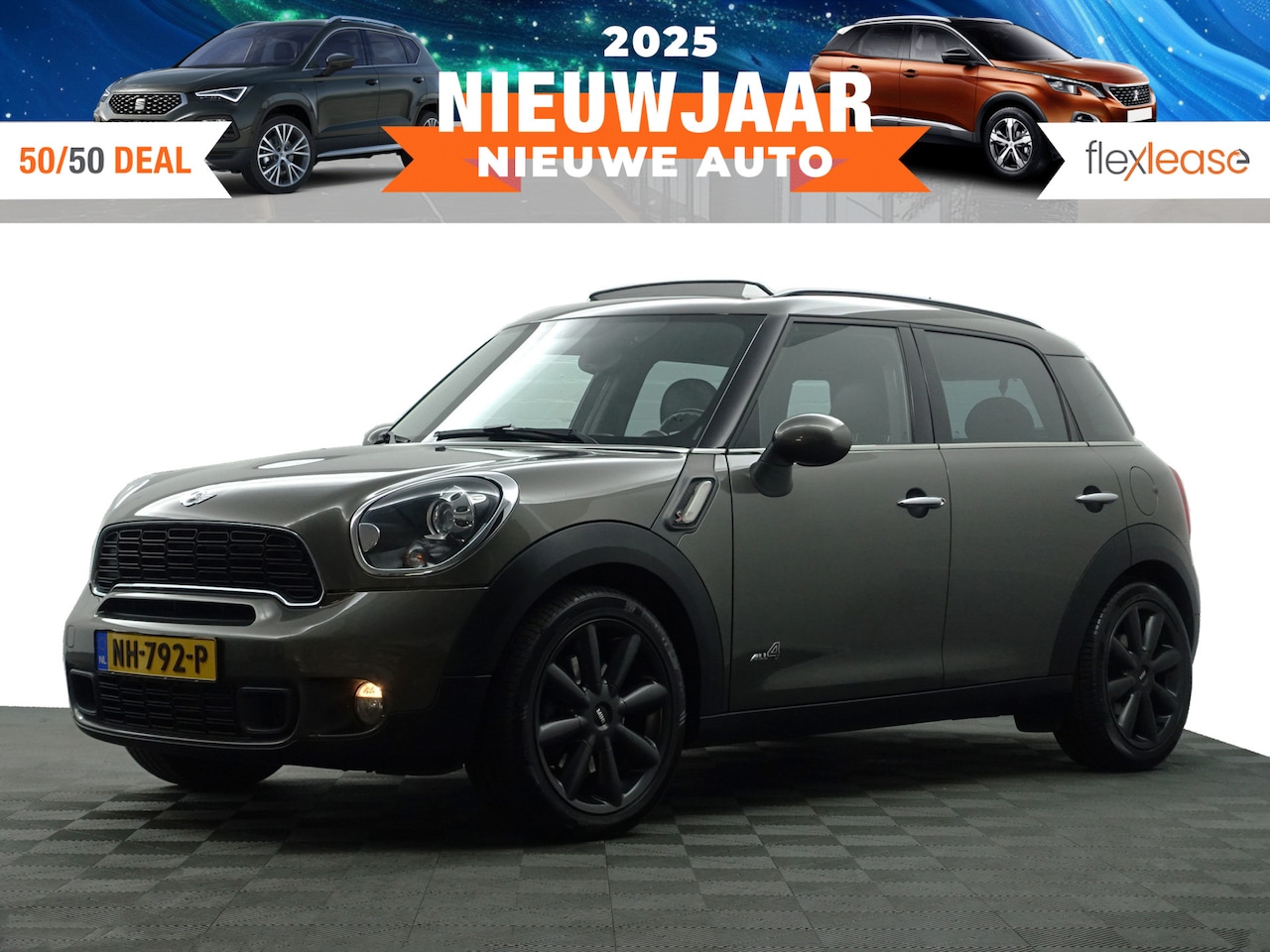 MINI Countryman - Mini 1.6 Cooper S ALL4 Chili Aut- Panodak, BI Xenon, Stoelverwarming, Park Assist, Navi, D - AutoWereld.nl