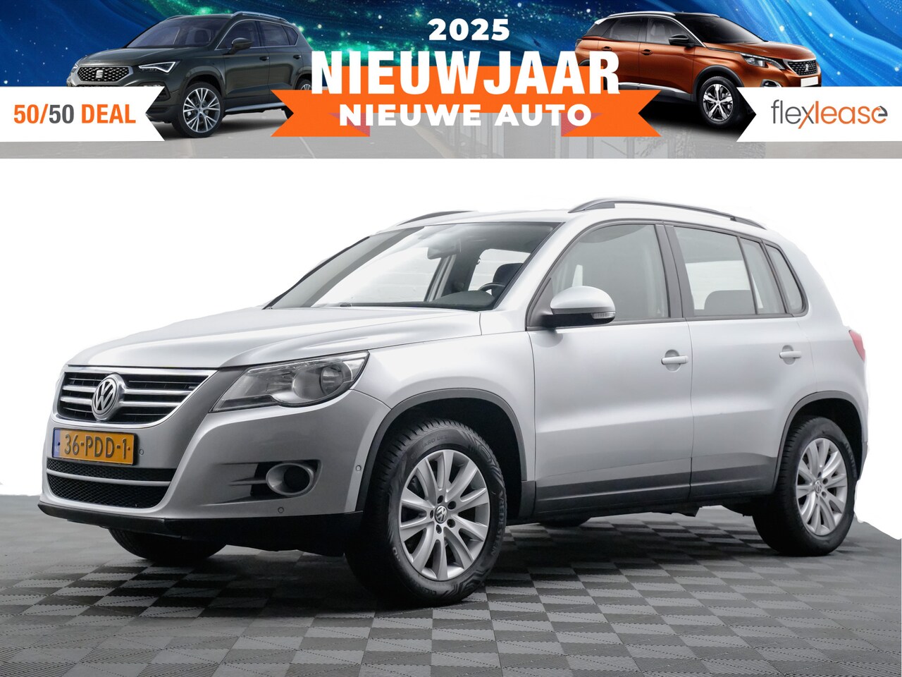 Volkswagen Tiguan - 1.4 TSI Highline- Park Pilot, Park Assist, Navi, Clima, Cruise - AutoWereld.nl