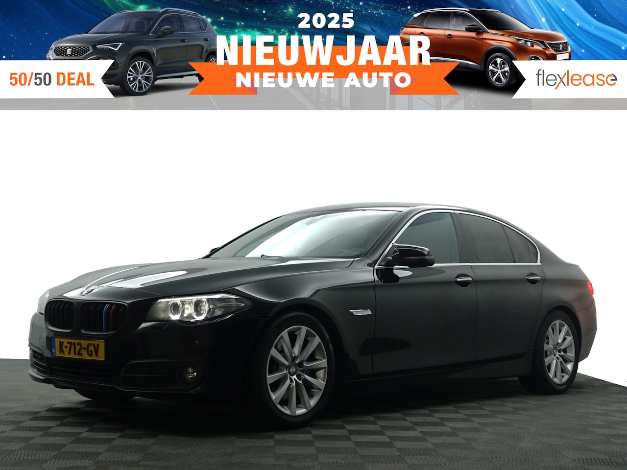 BMW 5-serie - 528i M Sport Aut- Harman Kardon, Xenon Led, Head Up, Virtual Cockpit, Park Assist, Sport L - AutoWereld.nl