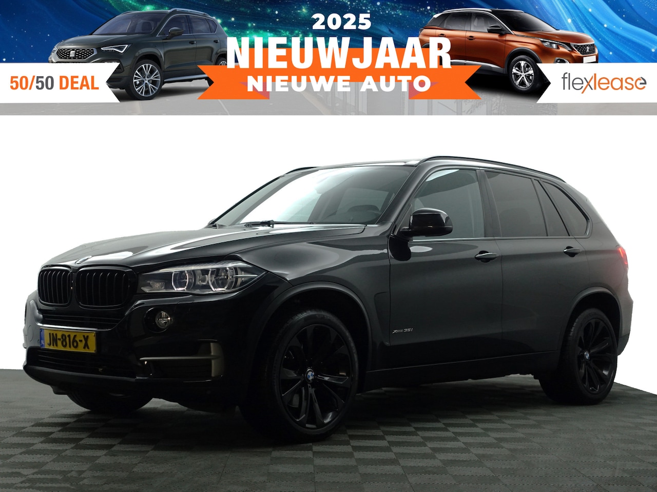 BMW X5 - xDrive35i M Sport Aut- 7 Pers, Memory Seats, Park Assist, Sfeerverlichting, Leder Interieu - AutoWereld.nl