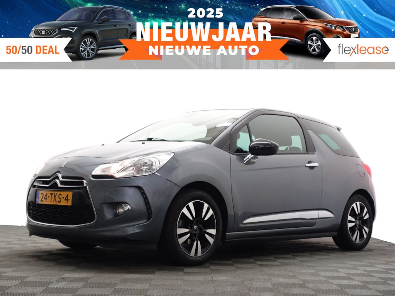 Citroën DS3 - 1.6 e-HDi So Chic- Two Tone, Hifi Sound System, Park Assist, Clima, Cruise, Sport Interieu - AutoWereld.nl