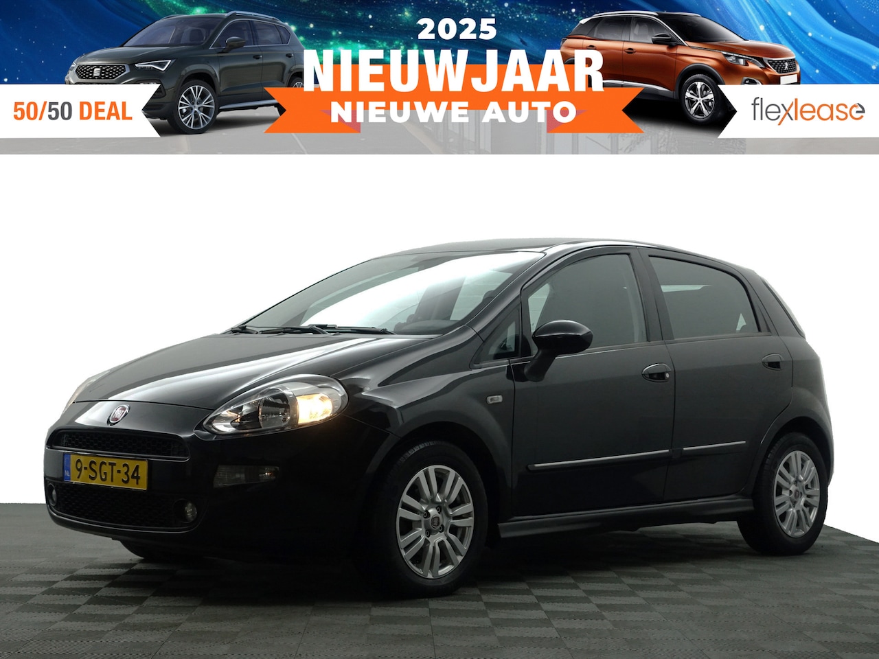 Fiat Punto Evo - 1.3 M-Jet Edizione Cool- Navi, Clima, Stoelcomfort, Mf Stuur - AutoWereld.nl