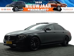 Mercedes-Benz E-klasse - 200 d AMG Night Edition Aut- Magno Mat zwart, Panoramadak, Sfeerverlichting, Sport Leder I