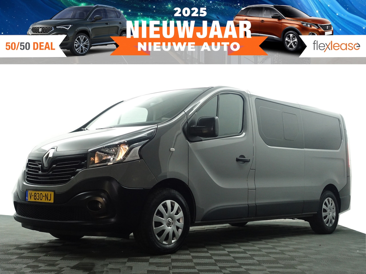 Renault Trafic - 1.6 dCi Euro 6 T29 L2 Comfort- Dubbele Cabine, 5/6 Pers, Camera, Clima, Park Assist, Cruis - AutoWereld.nl