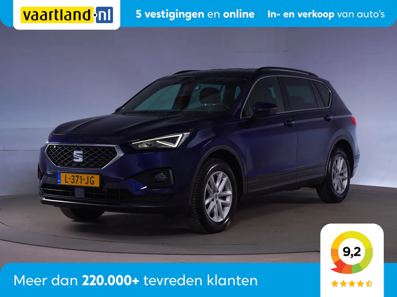 Seat Tarraco - 1.5 TSI Style Aut. 7 pers. [ Full led Navi Trekhaak ] - AutoWereld.nl