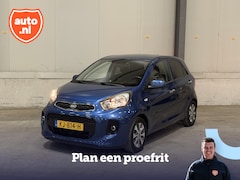 Kia Picanto - 1.0 CVVT ComfortPlusLine Navigator | Trekhaak | Navigatie | Camera | Cruise Control | Blue