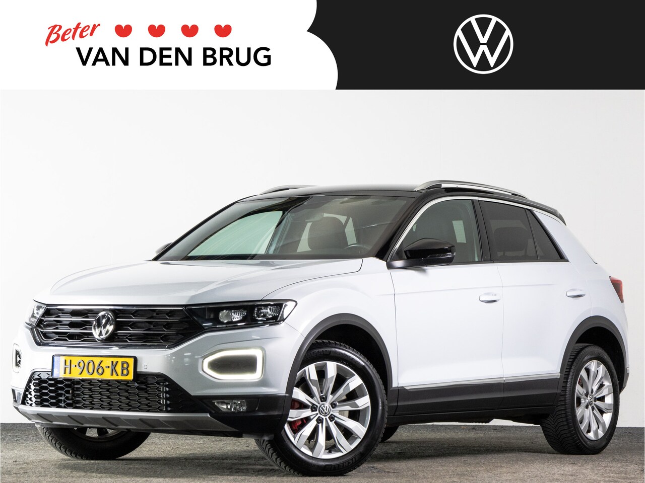 Volkswagen T-Roc - 1.5 TSI Sport 150 Pk AUTOMAAT | Trekhaak | Navigatie | Climate contr. | Adaptive Cruise | - AutoWereld.nl