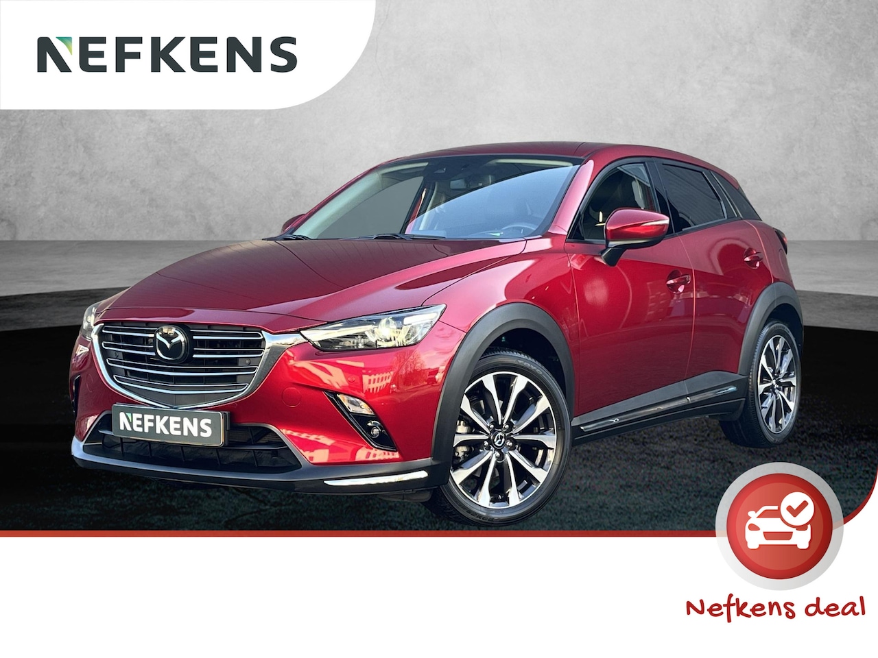 Mazda CX-3 - 120pk SkyActiv-G GT-M (1ste eig./BOSE/T.haak/Camera/Dodehoekdetectie/LED/LEER/Keyless/18"L - AutoWereld.nl