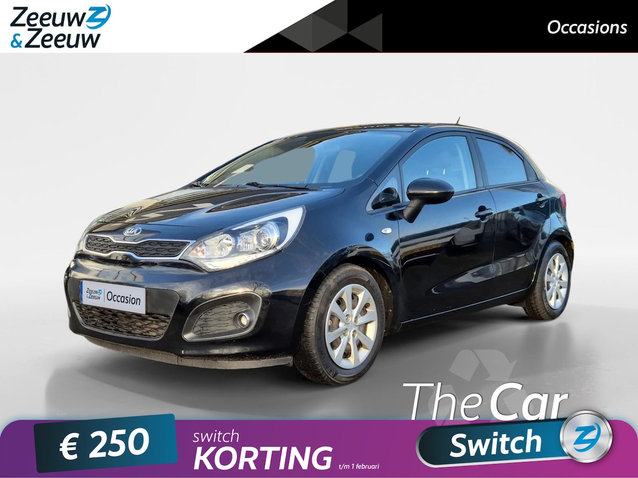 Kia Rio - 1.2 CVVT BusinessLine | Airco | Elektrische ramen | Cruise Control | Trekhaak | - AutoWereld.nl