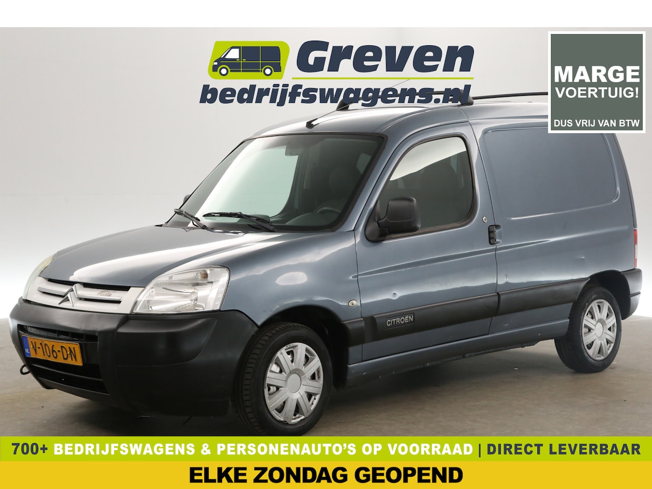 Citroën Berlingo - 1.6 HDI L1H1 | APK tot 17-10-2025 | Marge | Trekhaak Metallic Schuifdeur Getint Glas - AutoWereld.nl