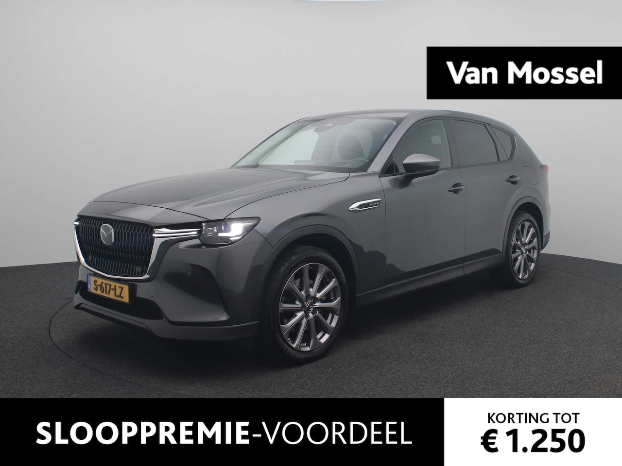 Mazda CX-60 - 2.5 e-SkyActiv PHEV Exclusive-Line | VERWACHT | AWD | NAVIGATIE | CAMERA | STOEL-STUURWIEL - AutoWereld.nl