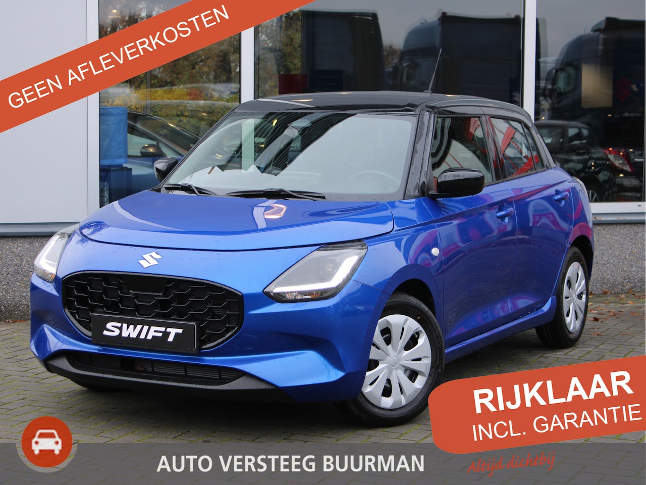 Suzuki Swift - 1.2 Comfort Smart Hybrid Carplay/Android Auto Draadloos, Adaptieve Cruise Control, Keyless - AutoWereld.nl