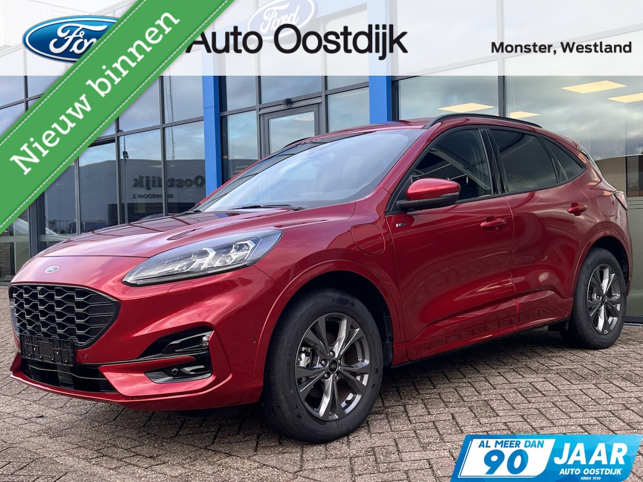 Ford Kuga - 2.5 PHEV ST-Line X 225PK Adaptieve Cruise Navi Climate Camera Stoelverwarming Voorruit Ver - AutoWereld.nl