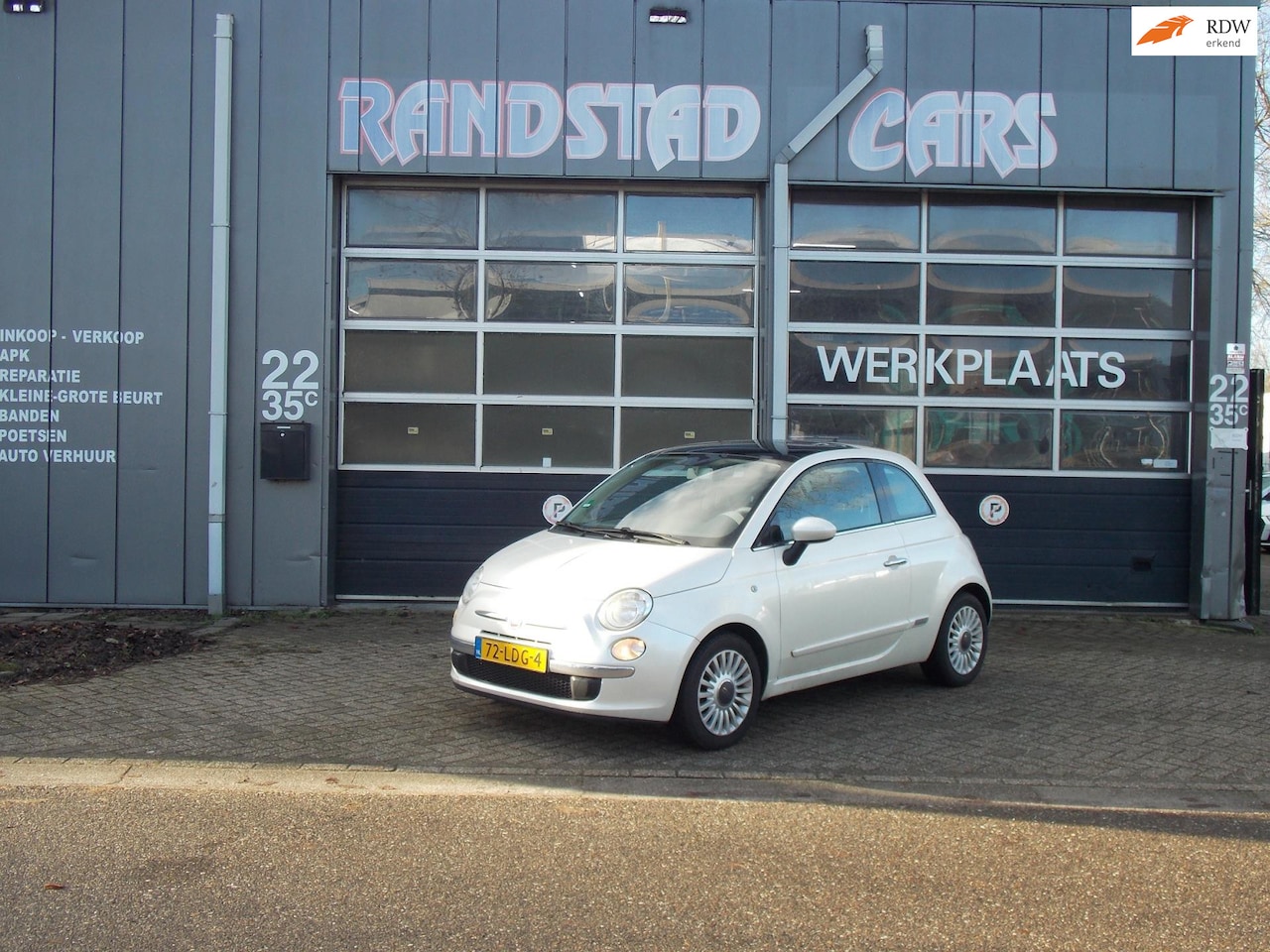 Fiat 500 - 1.2 Lounge Airco Elek Pakket nieuwe apk 2010bj - AutoWereld.nl