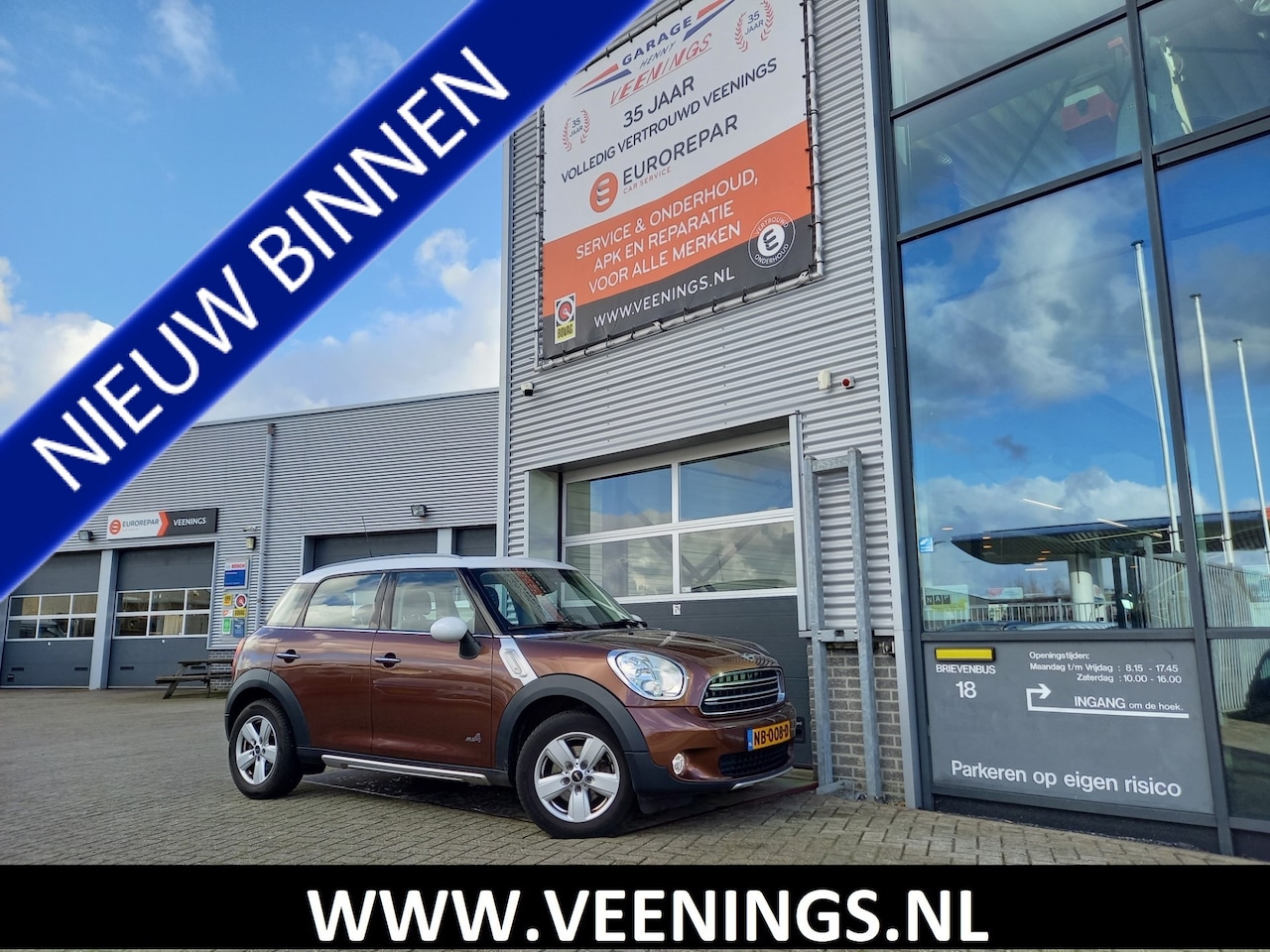 MINI Countryman - Mini 1.6 Cooper ALL4 Pepper 4X4 - PDC - CRUISE - CLIMATE - NAVI - - AutoWereld.nl