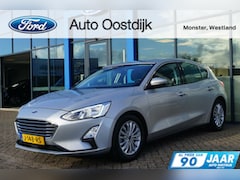 Ford Focus - 1.0 EcoBoost Titanium 125PK Cruise Navi Climate Parkeersensoren Keyless Carplay 16 Inch Ve