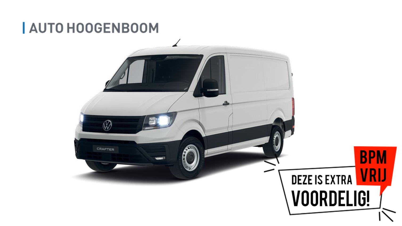 Volkswagen Crafter - Bedrijfswagens Highline 35 2.0 TDI L3H2 140 pk 103 kW pk 6 versn | BPM vrij | Spraakbedien - AutoWereld.nl