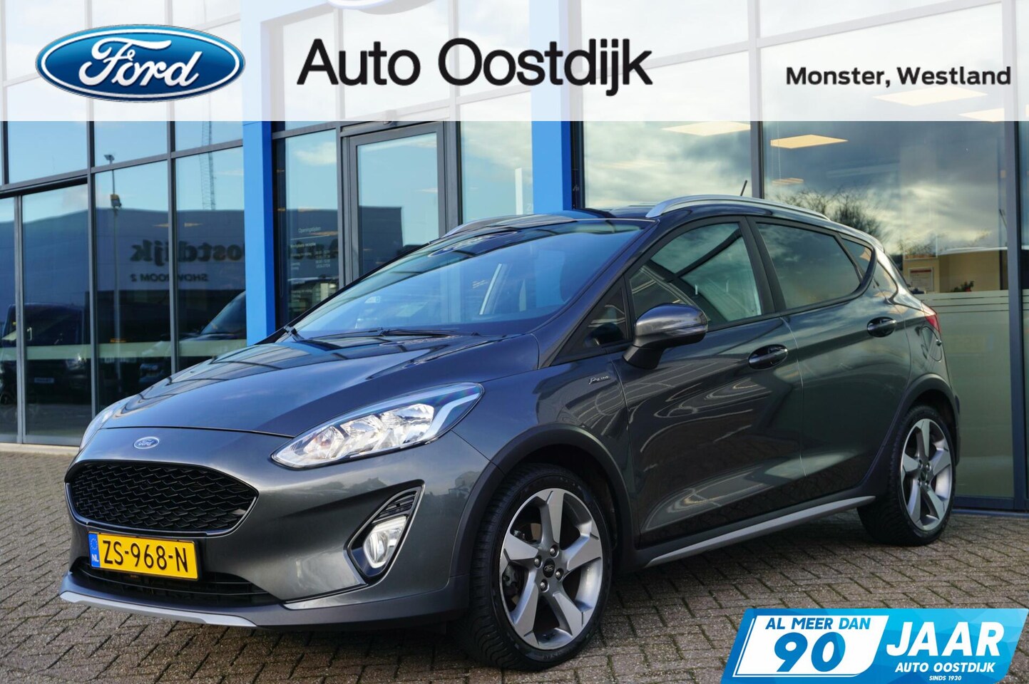 Ford Fiesta - 1.0 EcoBoost Active 100PK Carplay Navi Cruise Climate Parkeersensoren 17" LM Velgen *Compl - AutoWereld.nl