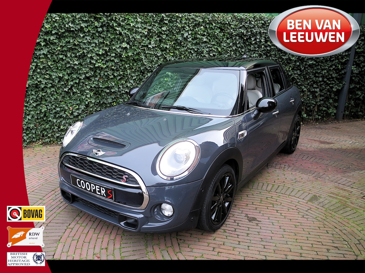 MINI Cooper S - 2.0 Chili F55 5-drs automaat met Pano.dak, HK-audio, Navi XL, Leer en 17" - AutoWereld.nl