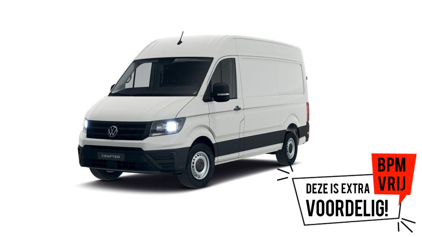 Volkswagen Crafter - Bedrijfswagens Trendline L3H3 35 (140 pk) 103 kW pk 6 versn. Hand | BPM vrij | Vierseizoen - AutoWereld.nl