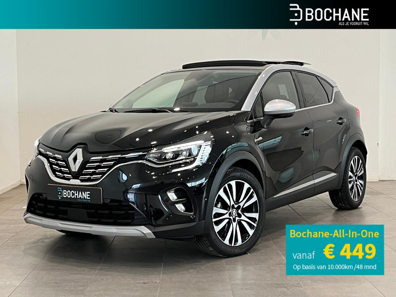 Renault Captur - 1.3 Mild Hybrid 160 EDC iconic | BOSE | 360° camera | Panoramadak | Stoelverwarming | Adap - AutoWereld.nl