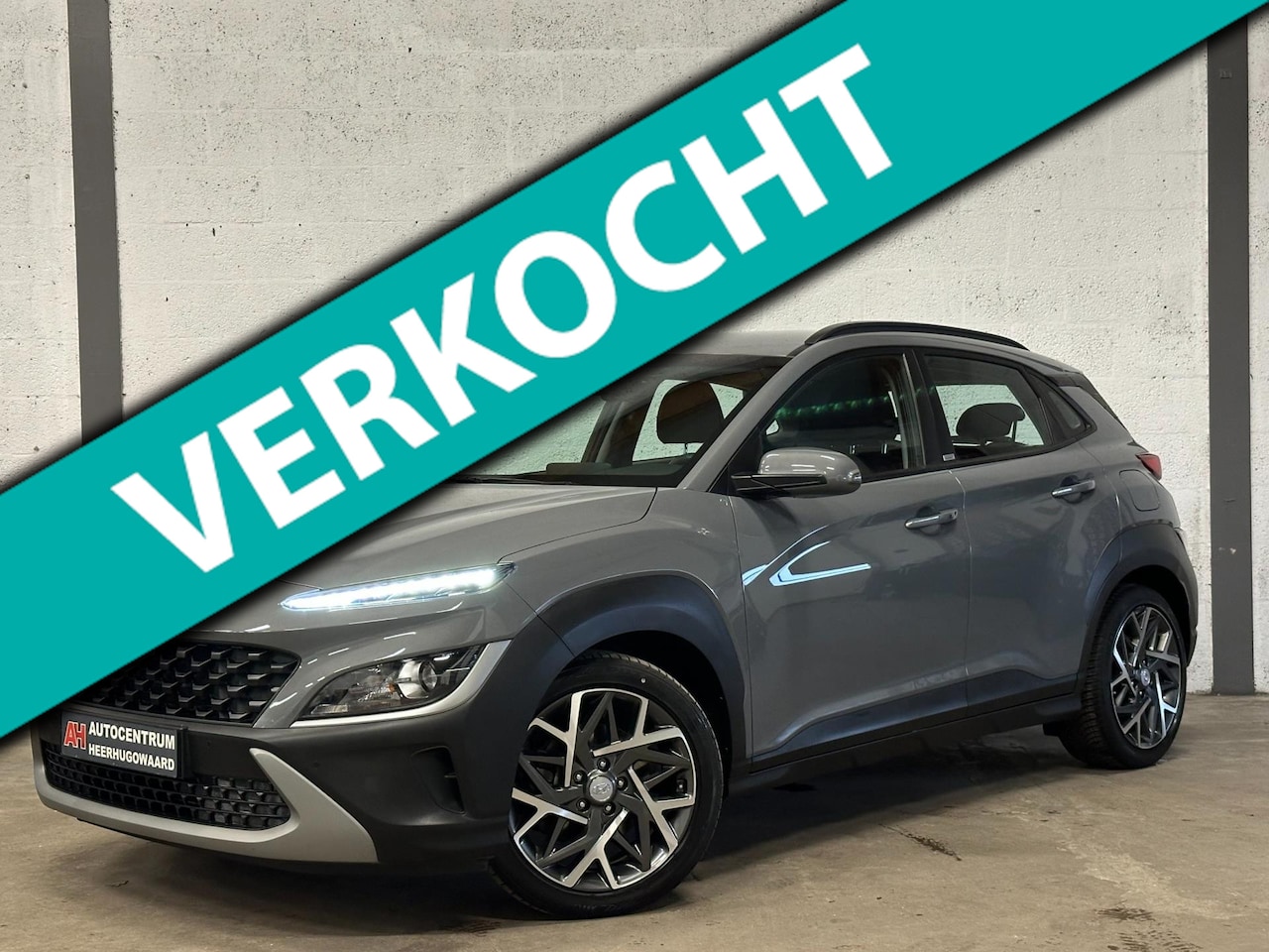 Hyundai Kona - 1.6 GDI HEV Premium Navi|DigitaalCockpit|Cruise|Dealer Onderhouden !! - AutoWereld.nl