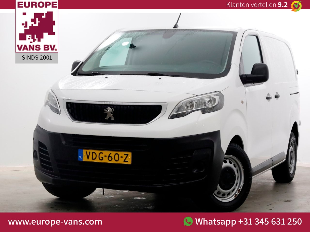 Peugeot Expert - 2.0 BlueHDI 180pk E6 Automaat XS Compact Airco/2x Schuifdeur 11-2019 - AutoWereld.nl