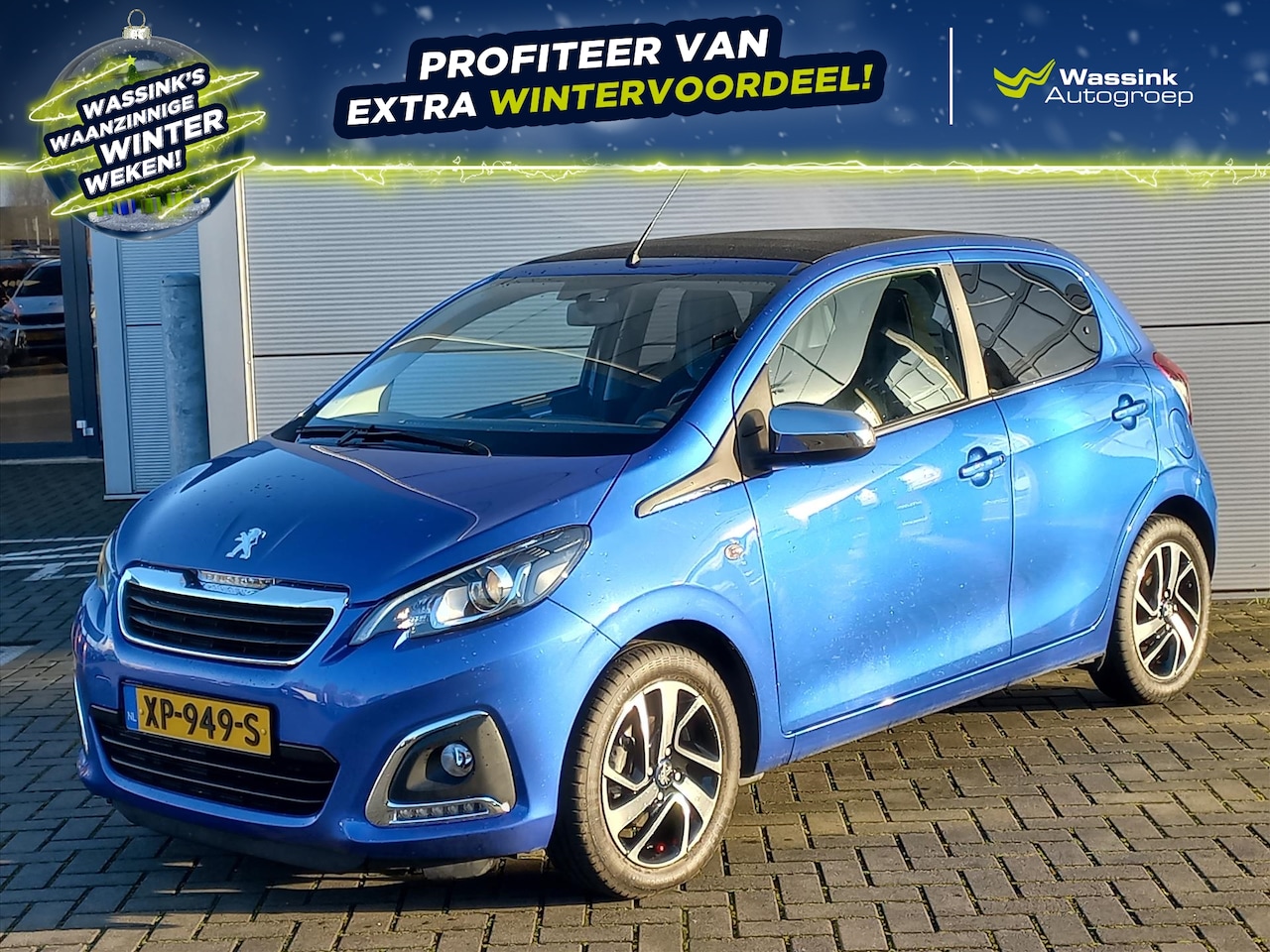 Peugeot 108 - 1.0 72pk 5drs TOP! Allure | Climate control | Navigatie | Elektrisch vouwdak | Lm velgen | - AutoWereld.nl