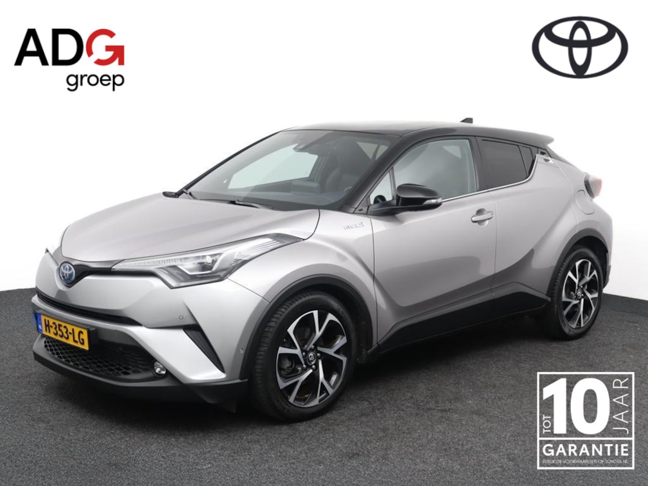 Toyota C-HR - 1.8 Hybrid Bi-Tone | Lederen bekleding | Stoel en stuurverwarming | Navigatie | - AutoWereld.nl