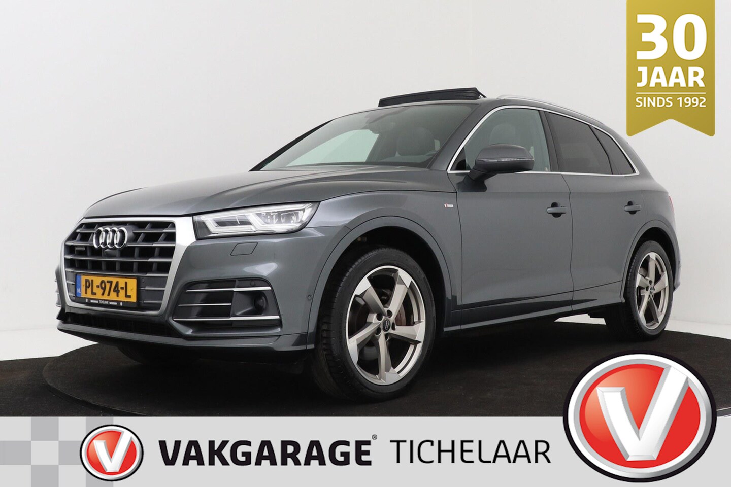 Audi Q5 - 2.0 TFSI quattro Sport Pro S-Line | Trekhaak | Panoramadak | Luchtvering | Org NL | 252 PK - AutoWereld.nl