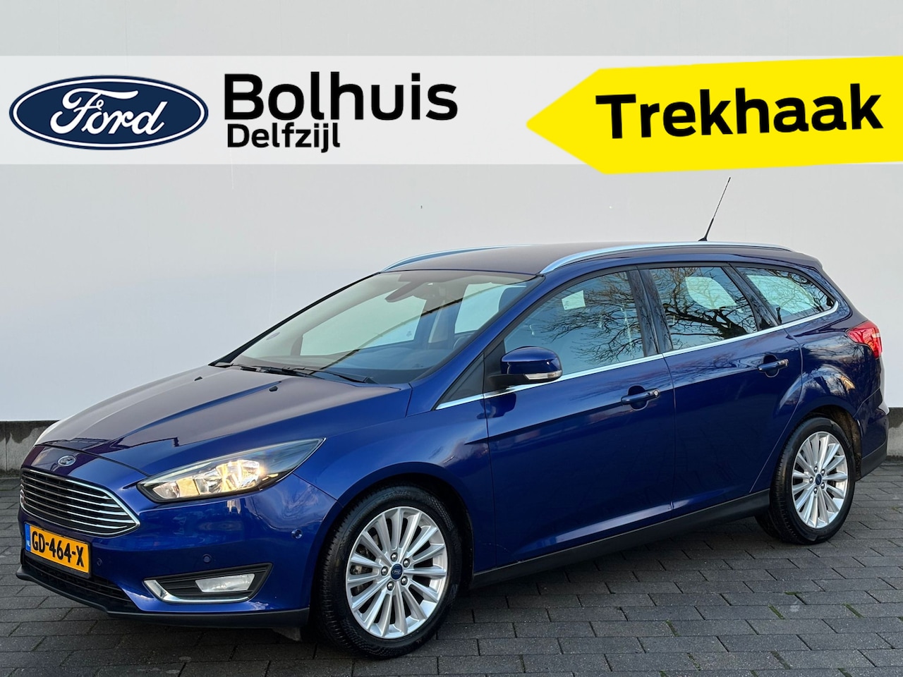 Ford Focus Wagon - EcoBoost 125 pk First Edition | Trekhaak | Navi | Clima | Cruise | 1e eig. | 100% dealer o - AutoWereld.nl