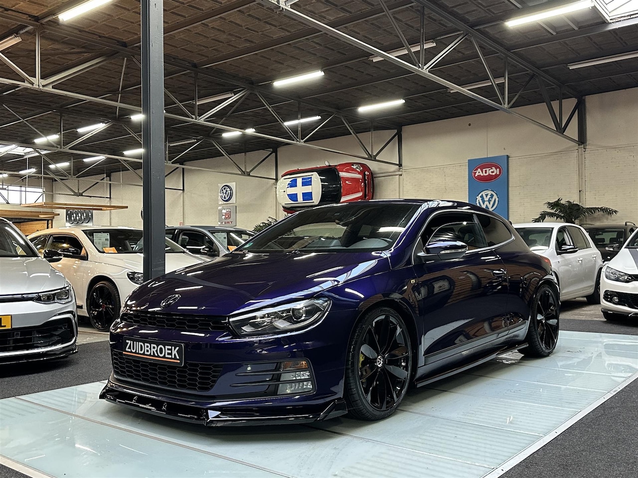 Volkswagen Scirocco - 2.0 TURBO R-LINE DSG MAXTON Clima Airco NAVI XENON - AutoWereld.nl