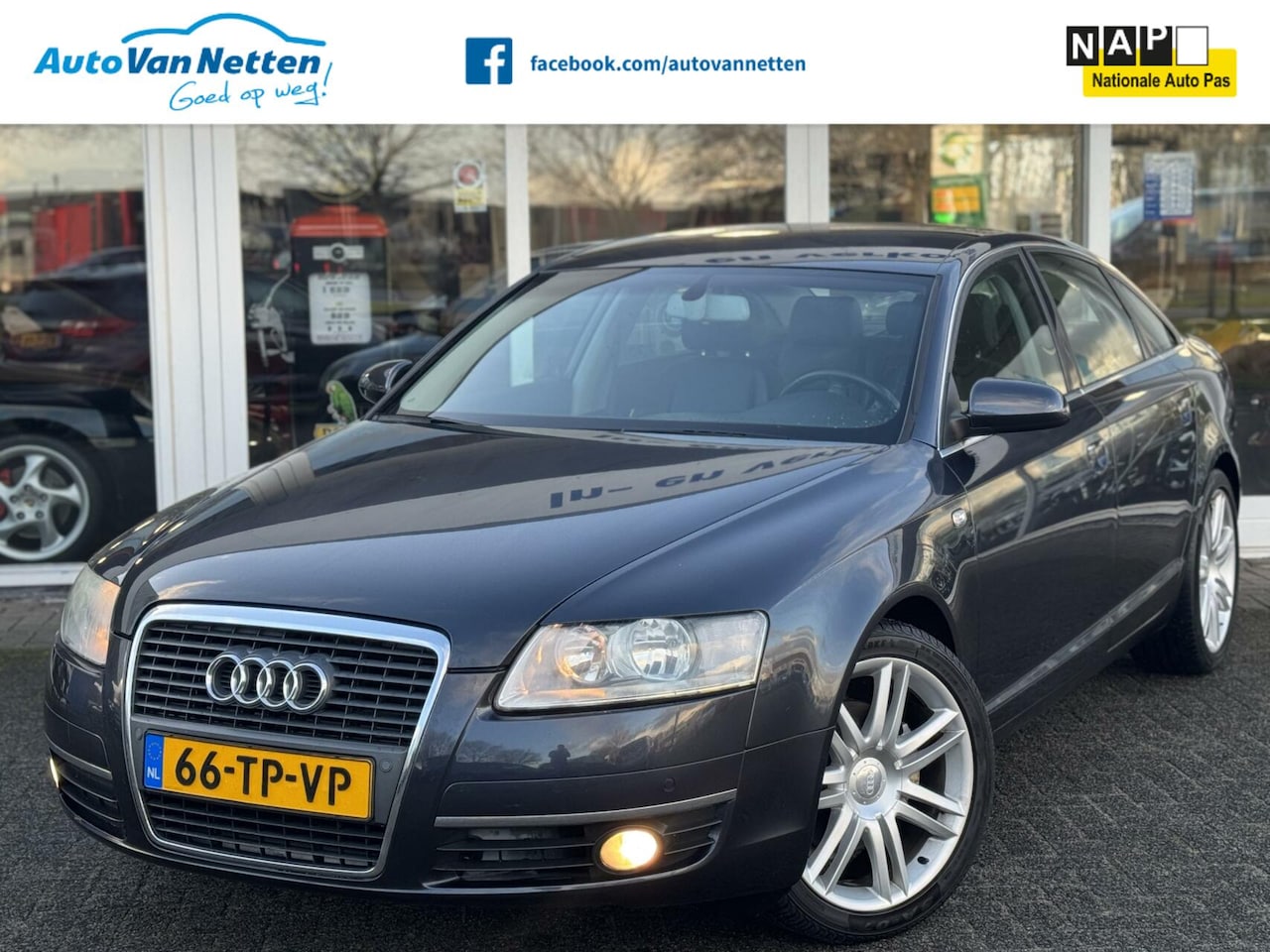 Audi A6 Limousine - 2.0 TFSI 170pk 6bak,Navi,Clima,Leder,Cruise,Pro Line - AutoWereld.nl