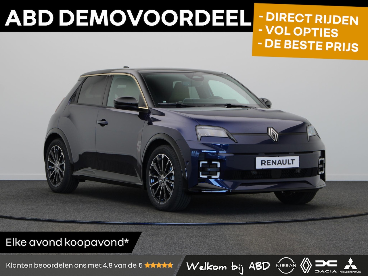 Renault 5 - comfort range iconic cinq 52 kWh | Active driver assist | Harman Kardon | Blind spot warni - AutoWereld.nl