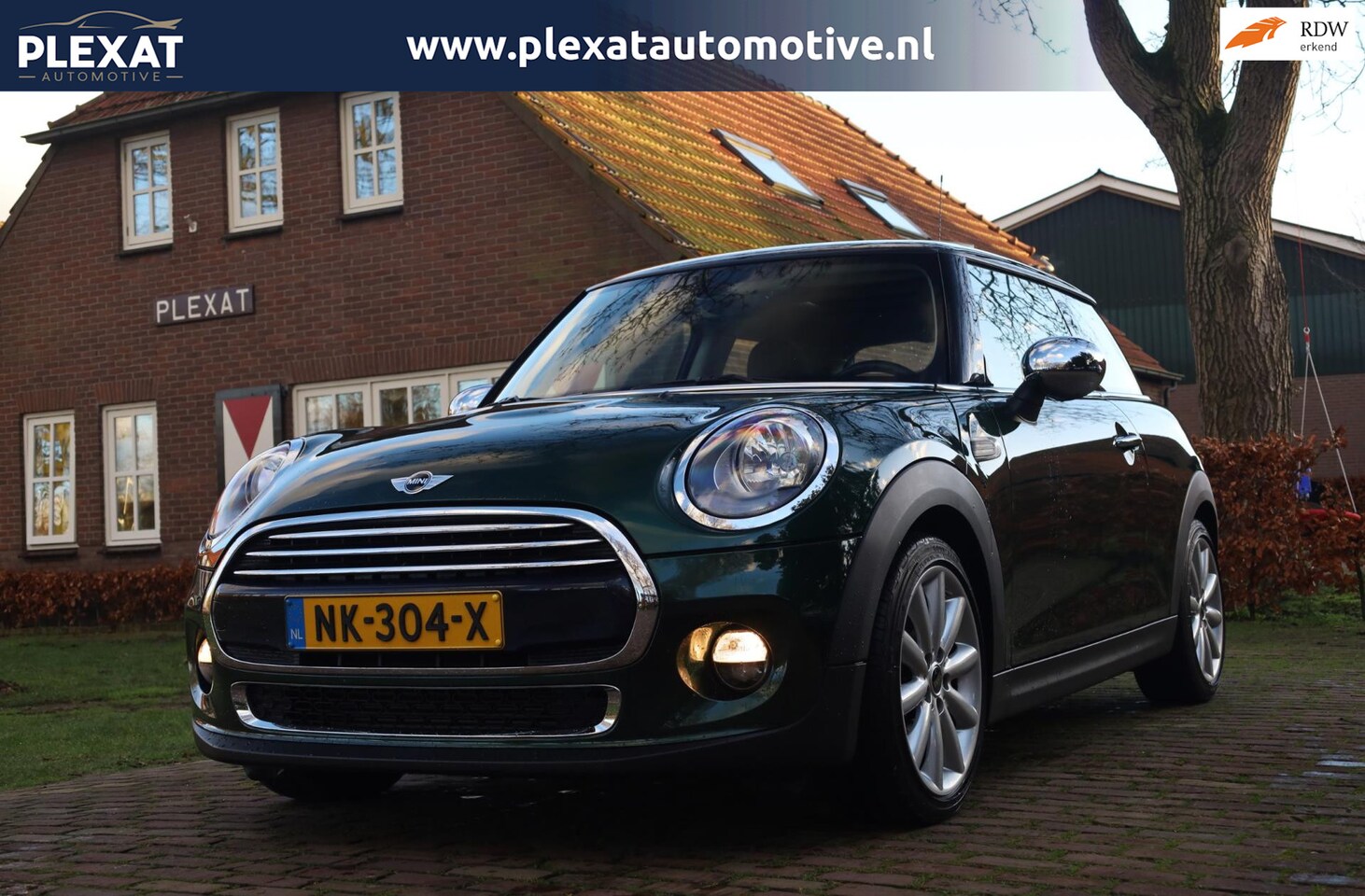 MINI Cooper - 1.5 Pepper Business | Britisch Racing Green | Panorama | | Navigatie | Orig. NL | Historie - AutoWereld.nl