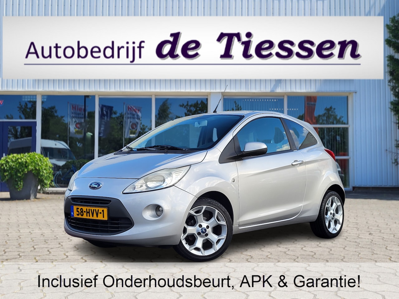 Ford Ka - 1.2 70 PK Titanium Airco, Rijklaar met beurt & garantie. - AutoWereld.nl