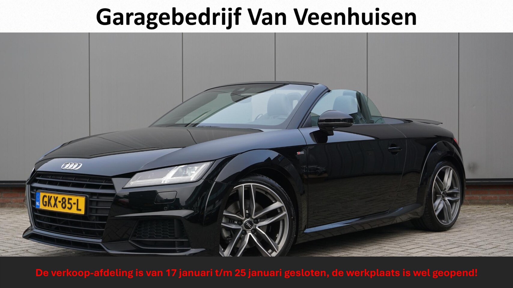 Audi TT Roadster - 1.8 TFSI 180pk Automaat 2x S-Line Nappa Leder LED B&O Virtual Keyless 19 RS-Velgen 59247km - AutoWereld.nl