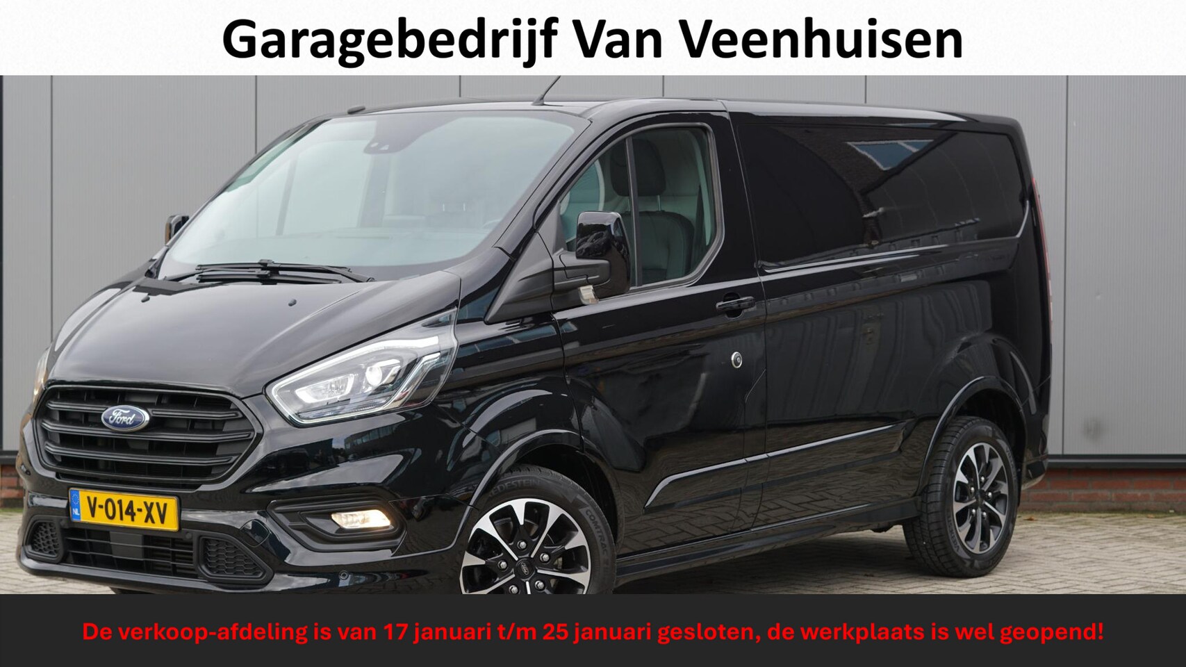 Ford Transit Custom - 2.0 TDCI 170pk Sport Automaat 3-Zits L1H1 Bi-Xenon Standkachel Blam Sound Trekhaak A-Camer - AutoWereld.nl