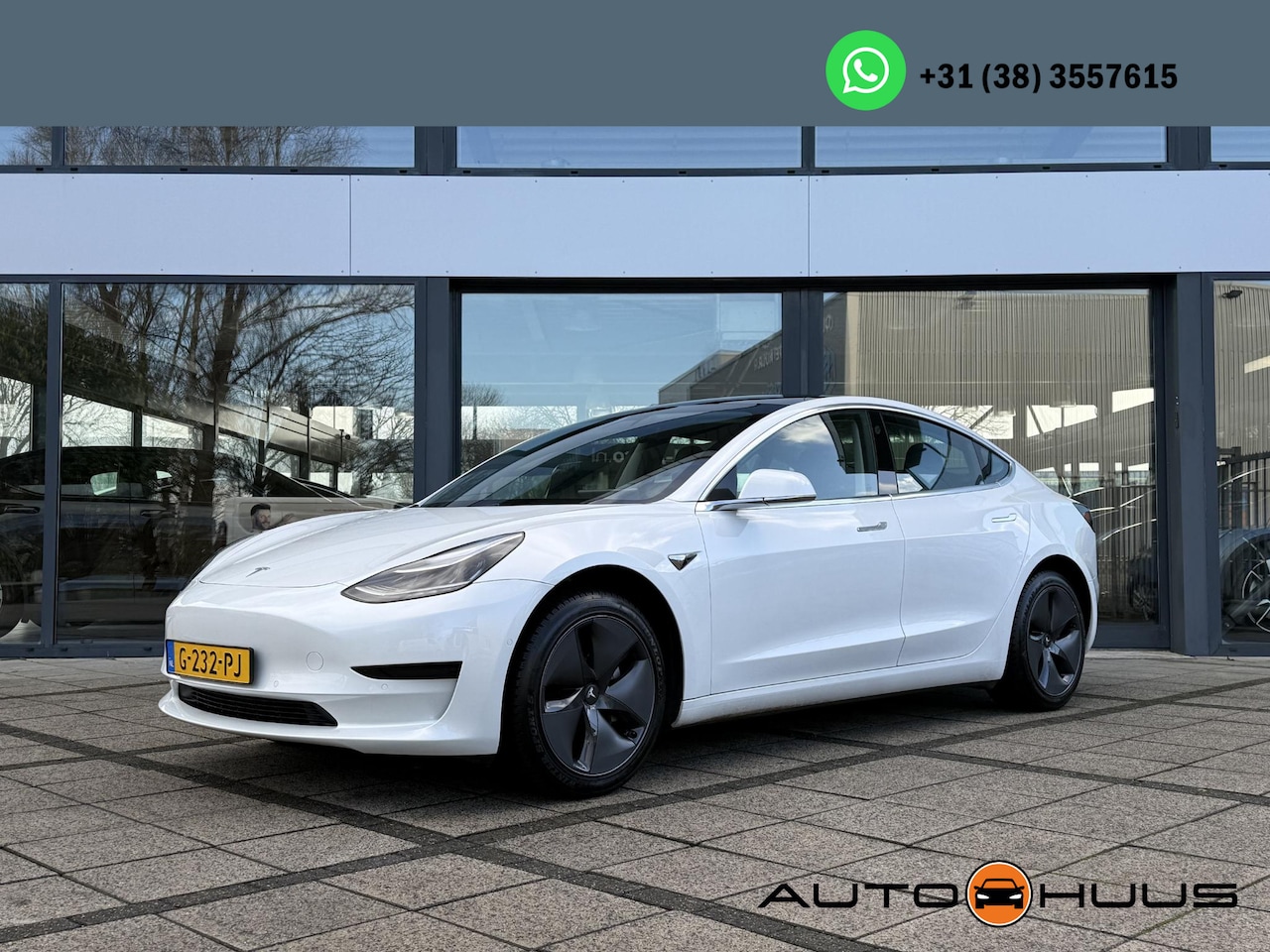 Tesla Model 3 - Range Plus Autopilot Panorama Leder Camera - AutoWereld.nl