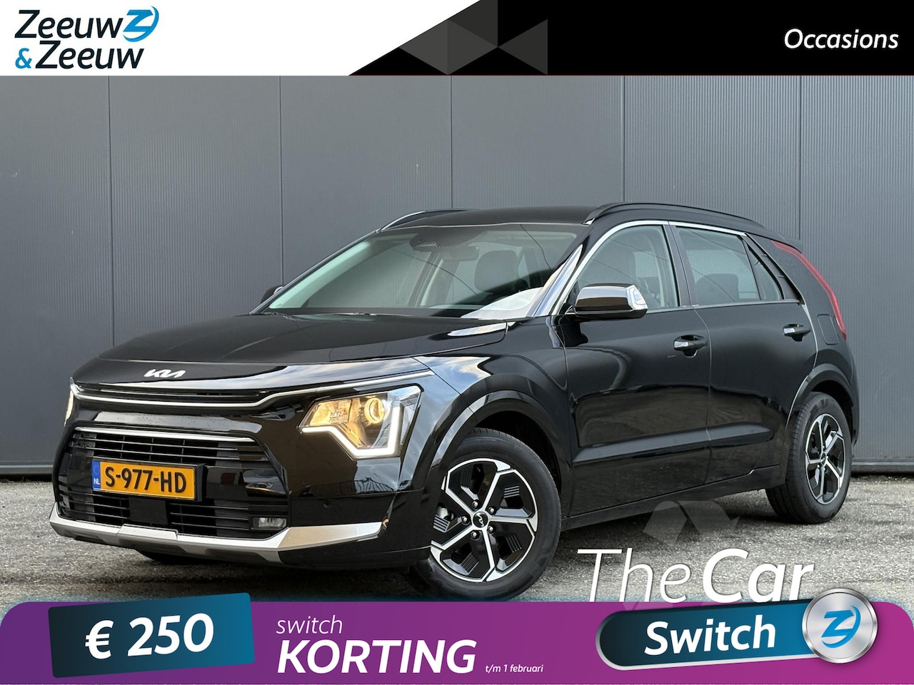 Kia Niro - 1.6i Hybrid DynamicLine Fabrieksgarantie t/m 27-01-2030 | NAP - AutoWereld.nl