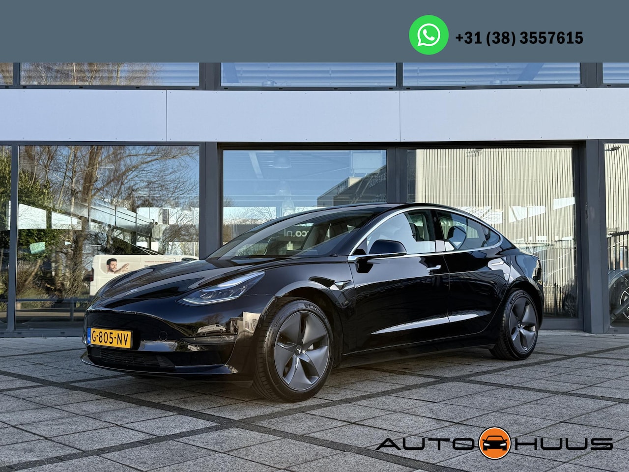 Tesla Model 3 - Range Plus Autopilot Panorama Leder - AutoWereld.nl