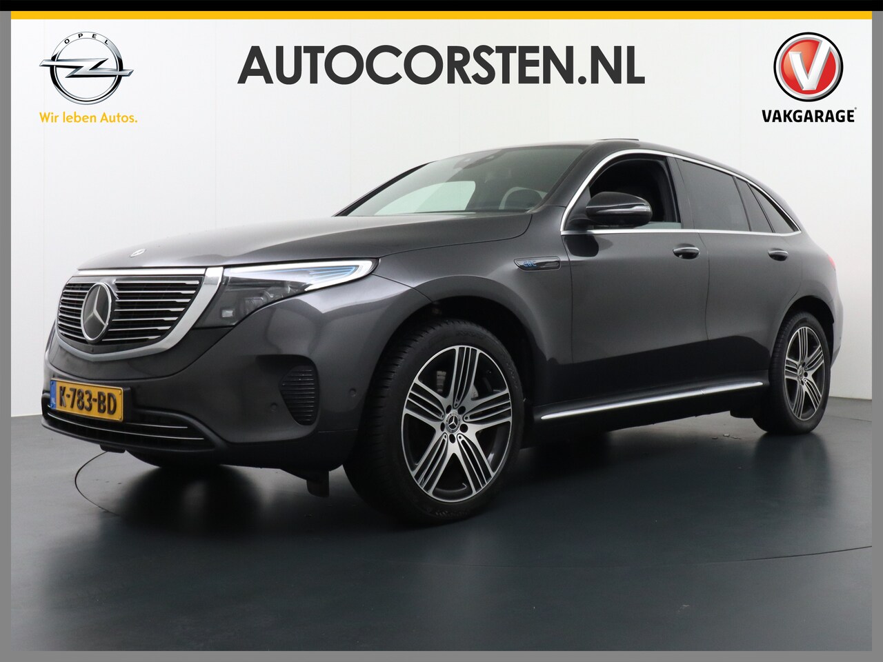 Mercedes-Benz EQC - 400 4MATIC 80kWh 408pk 706Nm Leder Burmester® Luchtvering-a High Matrix Led El.Klep 20"lmv - AutoWereld.nl